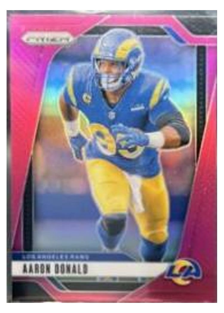 2024 Panini Prizm Base Set Aaron Donald Pink #172 card
