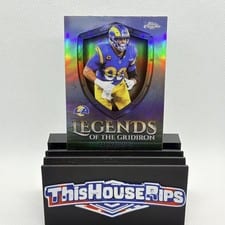 2025 Topps Chrome Legends of the Gridiron Aaron Donald #LOG-40 card