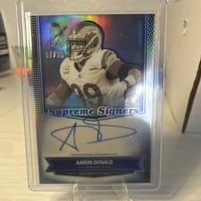 2025 Topps Signature Class Supreme Signers Aaron Donald #SS-AD card