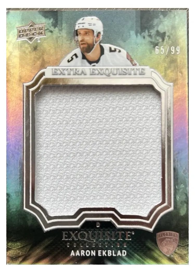 2023 Upper Deck Black Diamond Extra Exquisite Aaron Ekblad #ECE-AE card