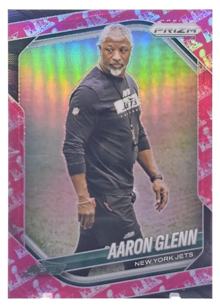 2025 Panini Prizm Base Set Aaron Glenn Super Bowl LX #47 card