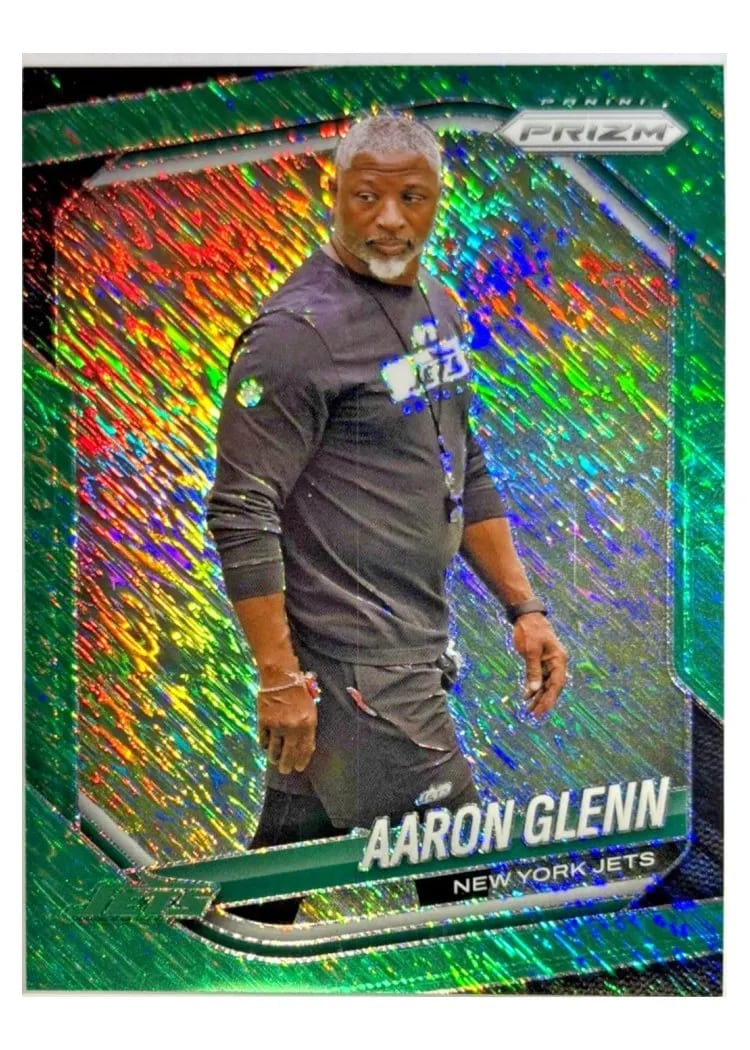2025 Panini Prizm Base Set Aaron Glenn #47 card
