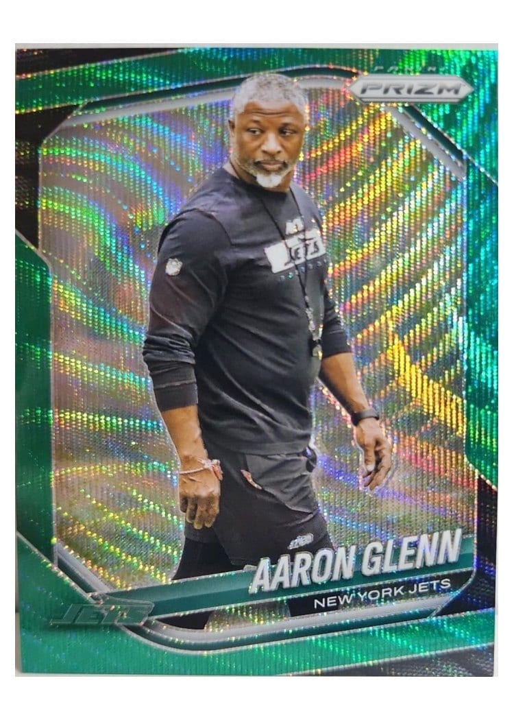 2025 Panini Prizm Base Set Aaron Glenn #47 card