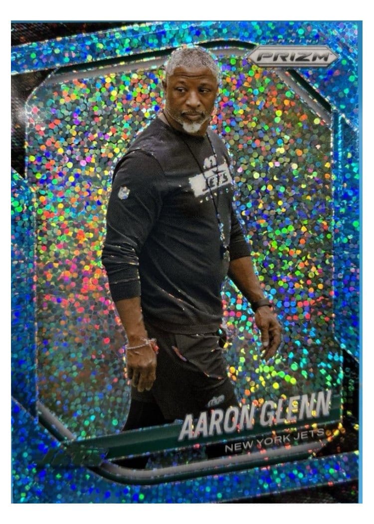 2025 Panini Prizm Base Set Aaron Glenn #47 card