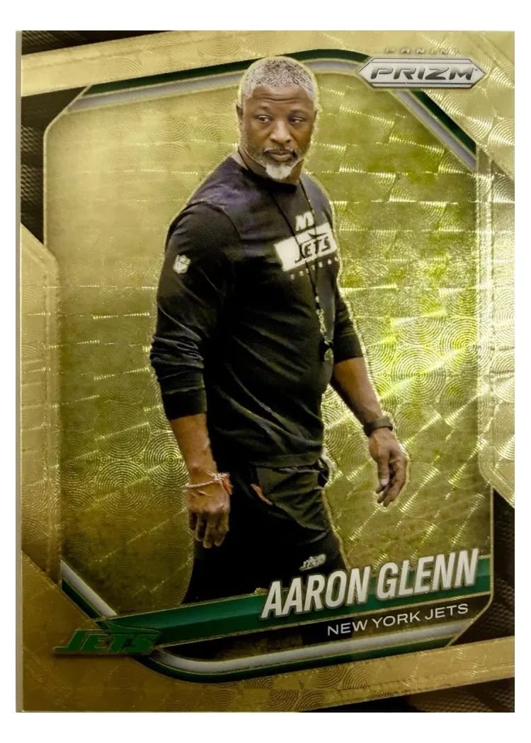 2025 Panini Prizm Base Set Aaron Glenn #47 card