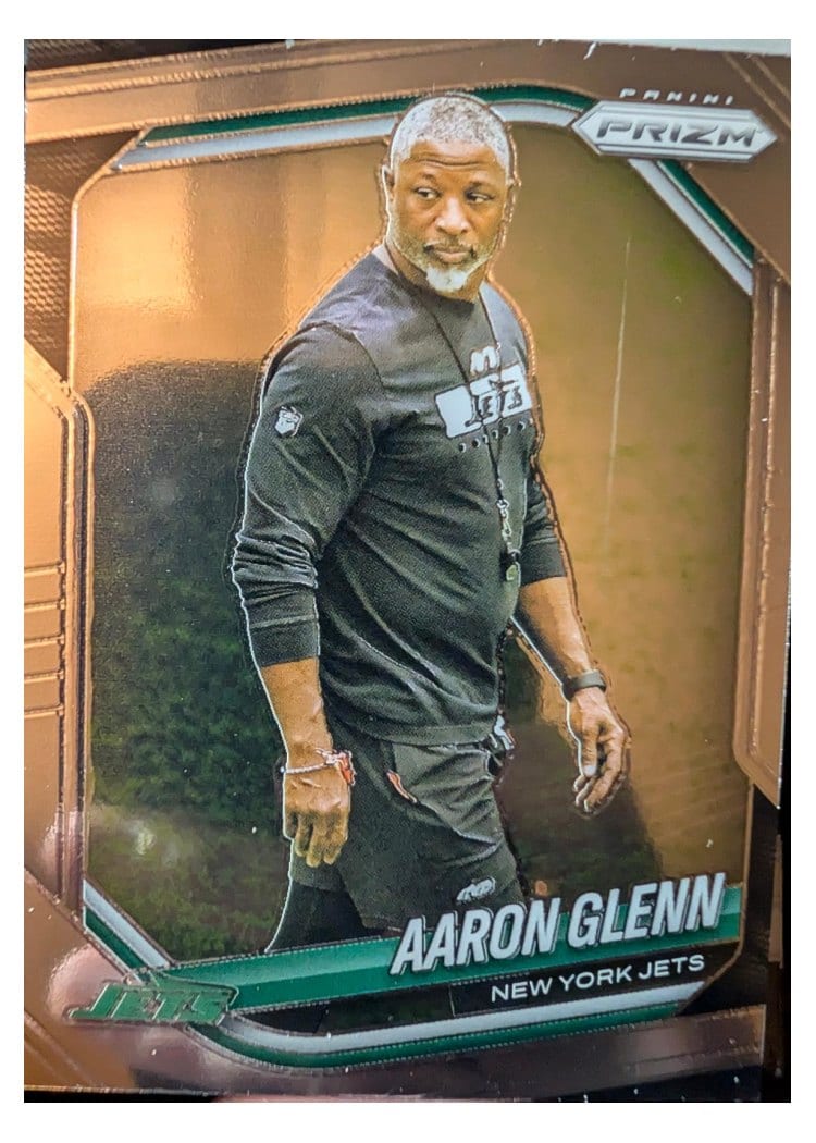 2025 Panini Prizm Base Set Aaron Glenn #47 card