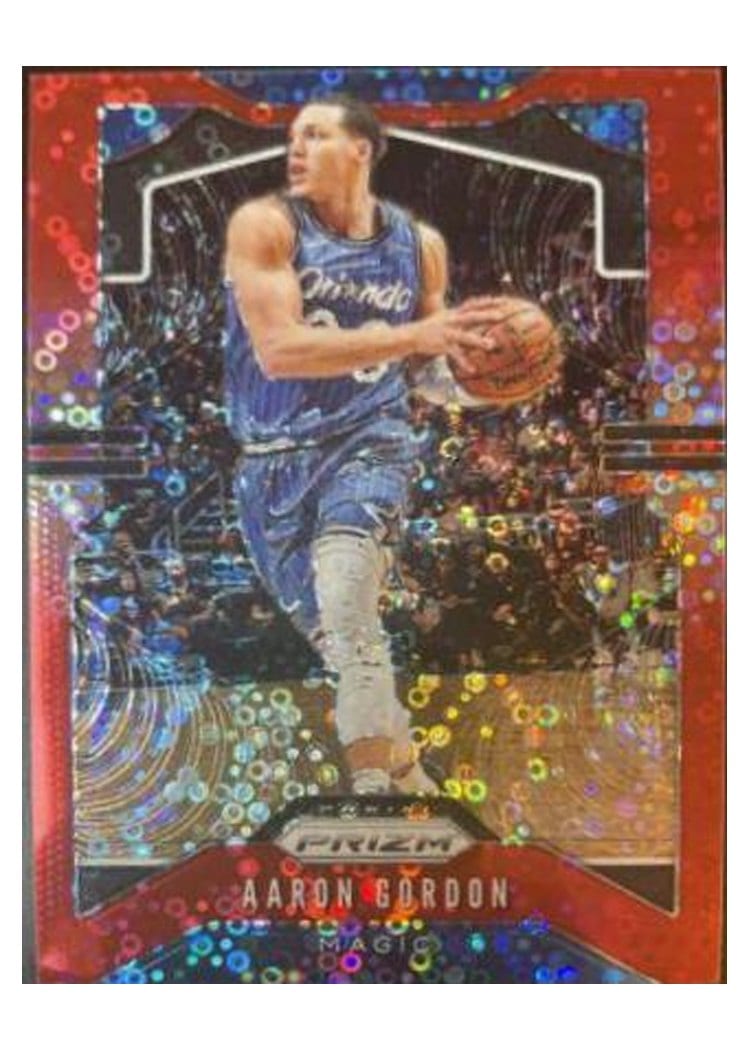 2019-20 Panini Prizm Base Set Aaron Gordon Fast Break Prizm Red #190 card