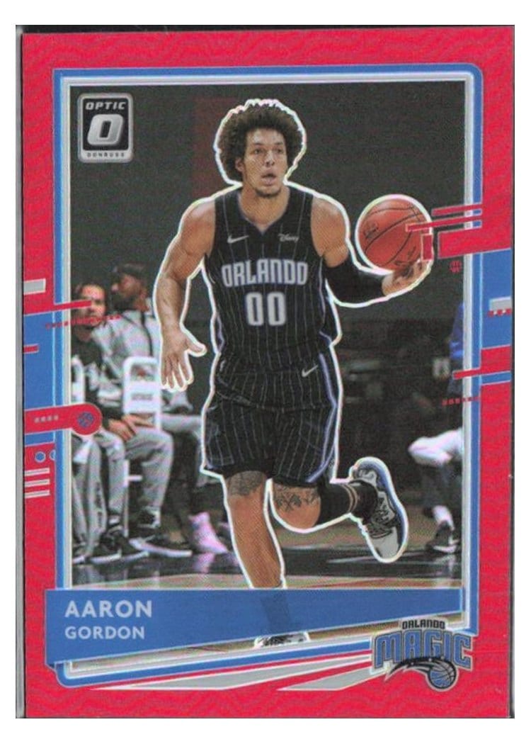 2020-21 Donruss Optic Base Set Aaron Gordon Red #119 card