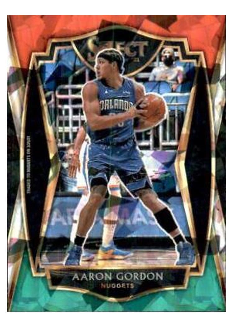 2020-21 Panini Select Base Set Aaron Gordon Red White Green Ice #134 card