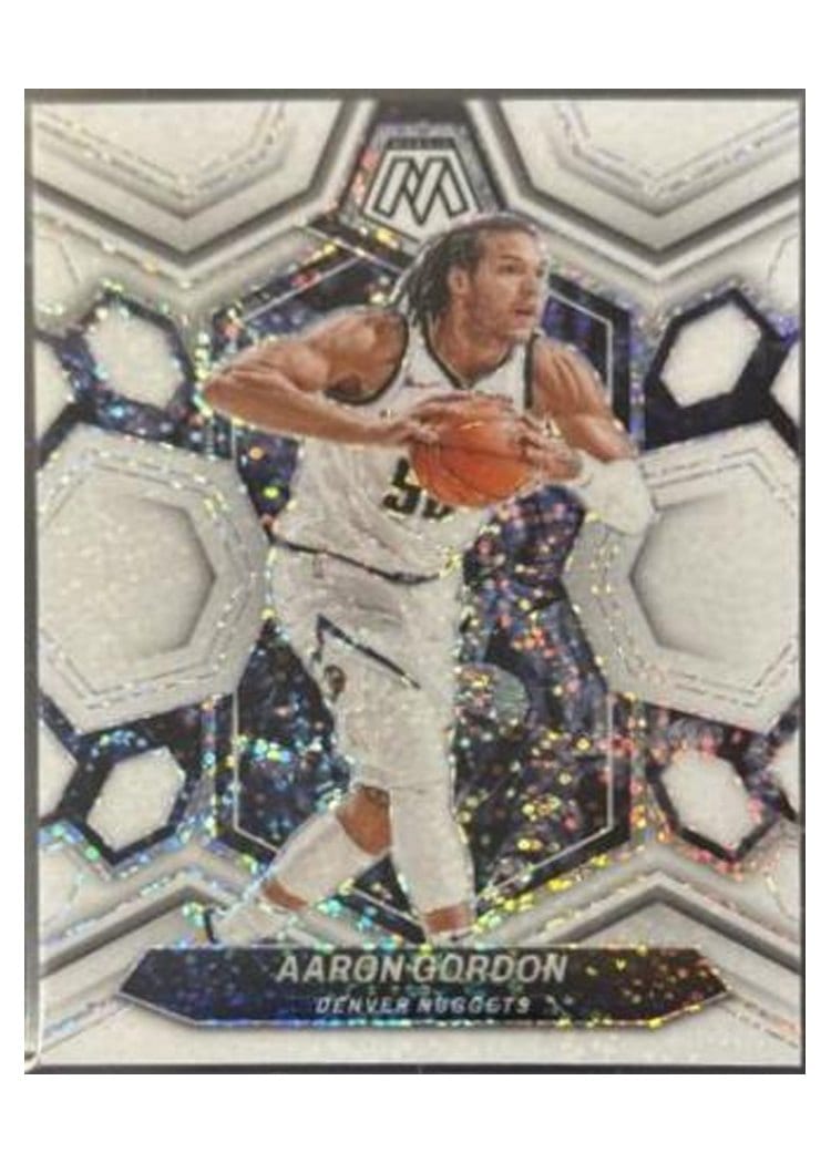 2023-24 Panini Mosaic Base Set Aaron Gordon White Sparkle #128 card