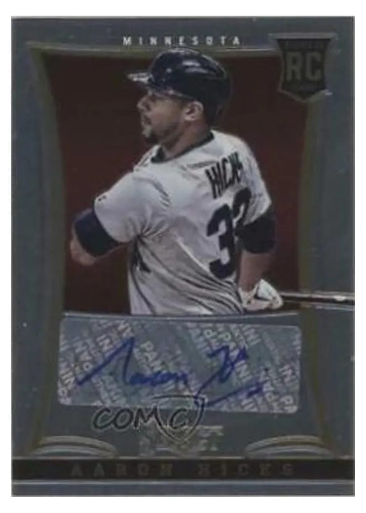 2013 Panini Select Aaron Hicks #177 card