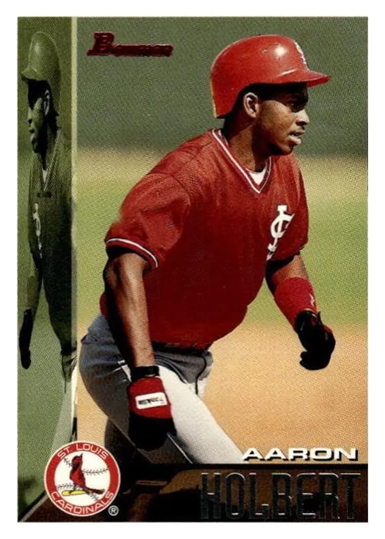 1995 Bowman Aaron Holbert #57 card