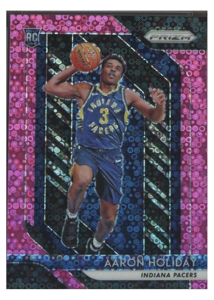 2018-19 Panini Prizm Base Set Aaron Holiday #114 card