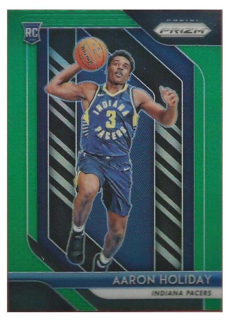 2018-19 Panini Prizm Base Set Aaron Holiday #114 card