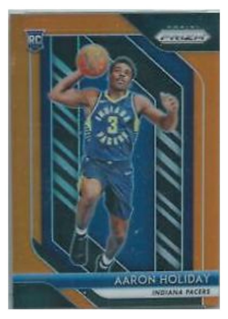 2018-19 Panini Prizm Base Set Aaron Holiday #114 card