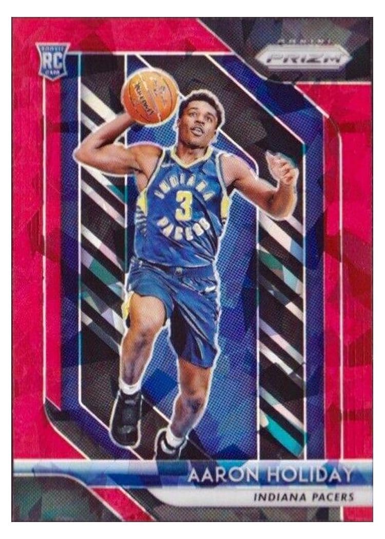 2018-19 Panini Prizm Base Set Aaron Holiday #114 card