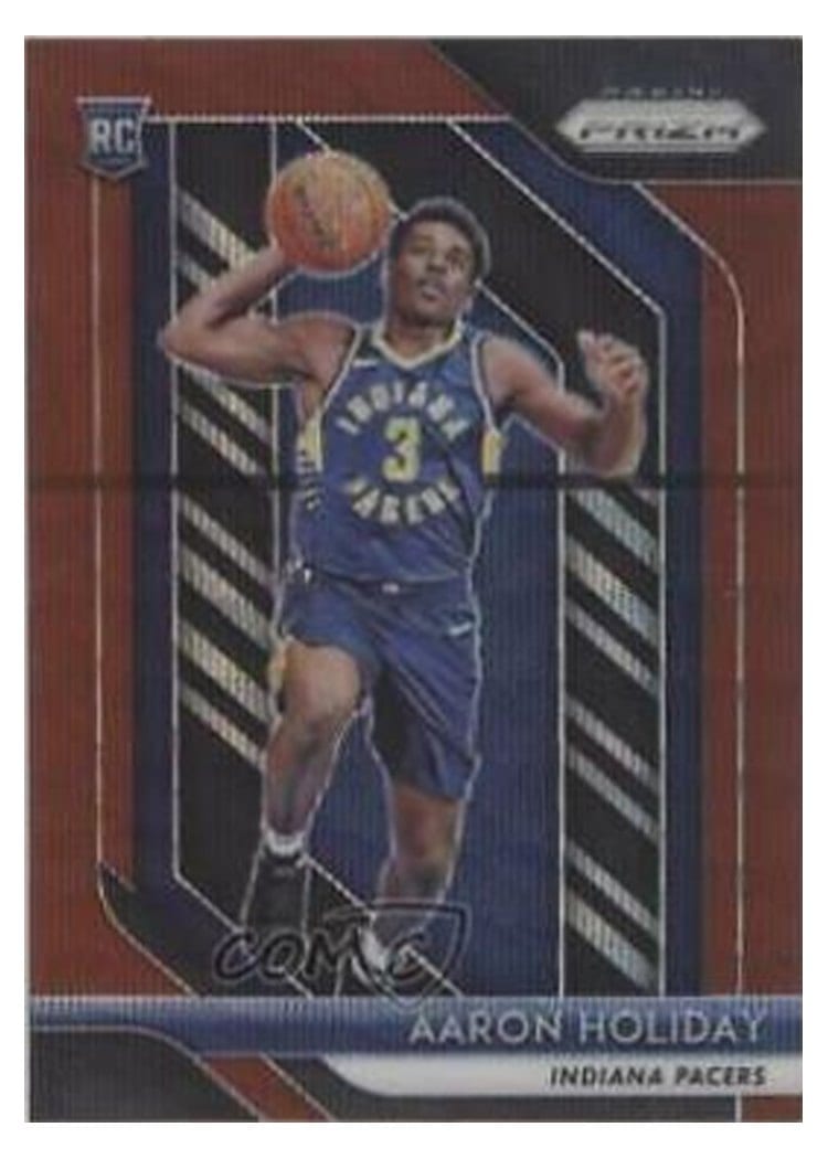 2018-19 Panini Prizm Base Set Aaron Holiday #114 card