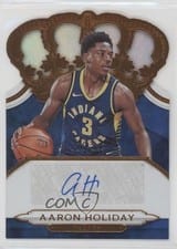 2018 Panini Crown Royale Crown Autographs Rookies Aaron Holiday #CR-AHD card