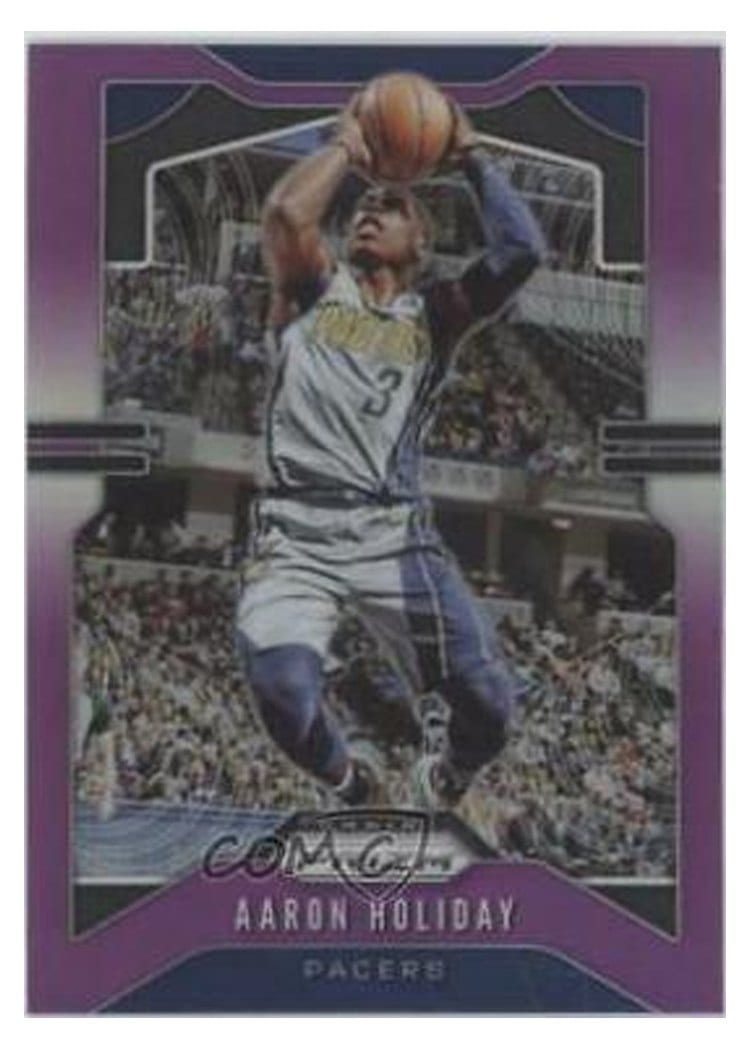 2019-20 Panini Prizm Base Set Aaron Holiday #115 card