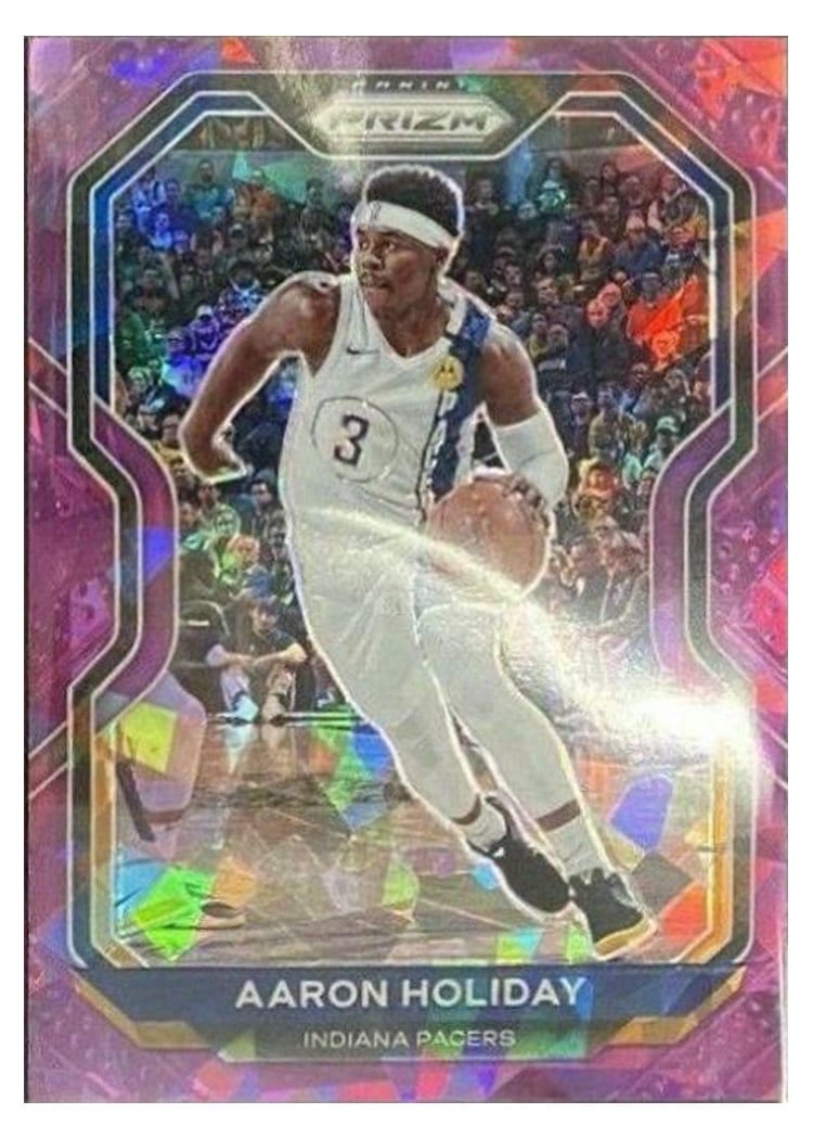 2020-21 Panini Prizm Base Set Aaron Holiday #74 card