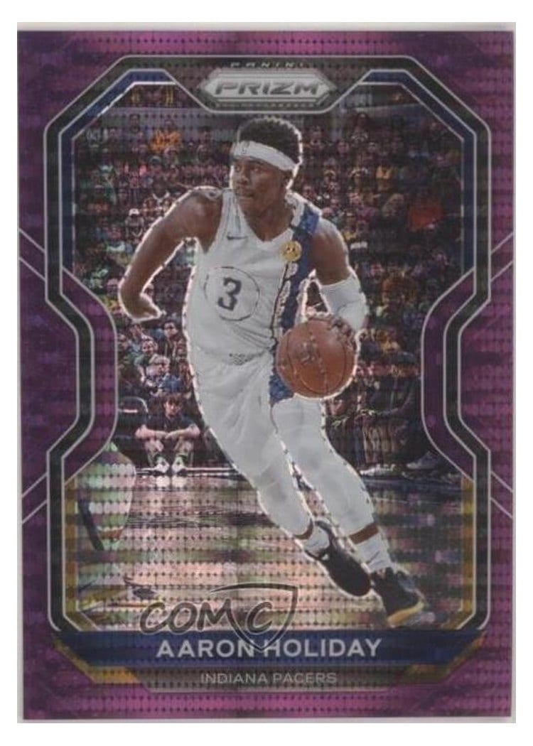 2020-21 Panini Prizm Base Set Aaron Holiday #74 card