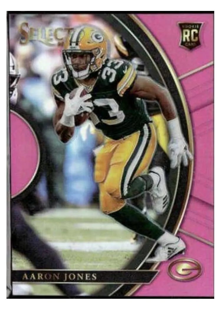 2017 Panini Select Base Set Aaron Jones #5 card