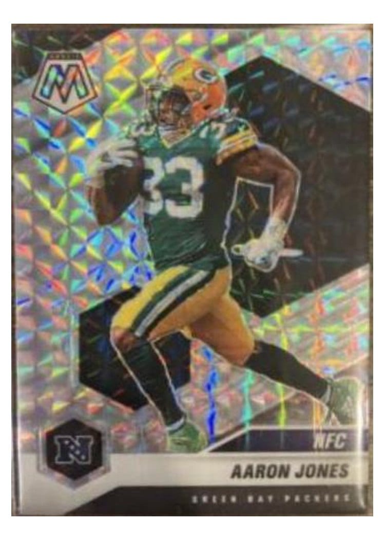 2021 Panini Mosaic Base Set Aaron Jones Mosaic #212 card
