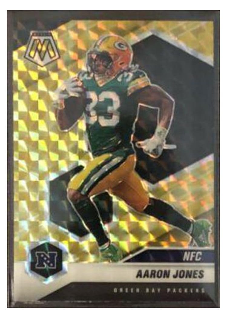 2021 Panini Mosaic Base Set Aaron Jones #212 card