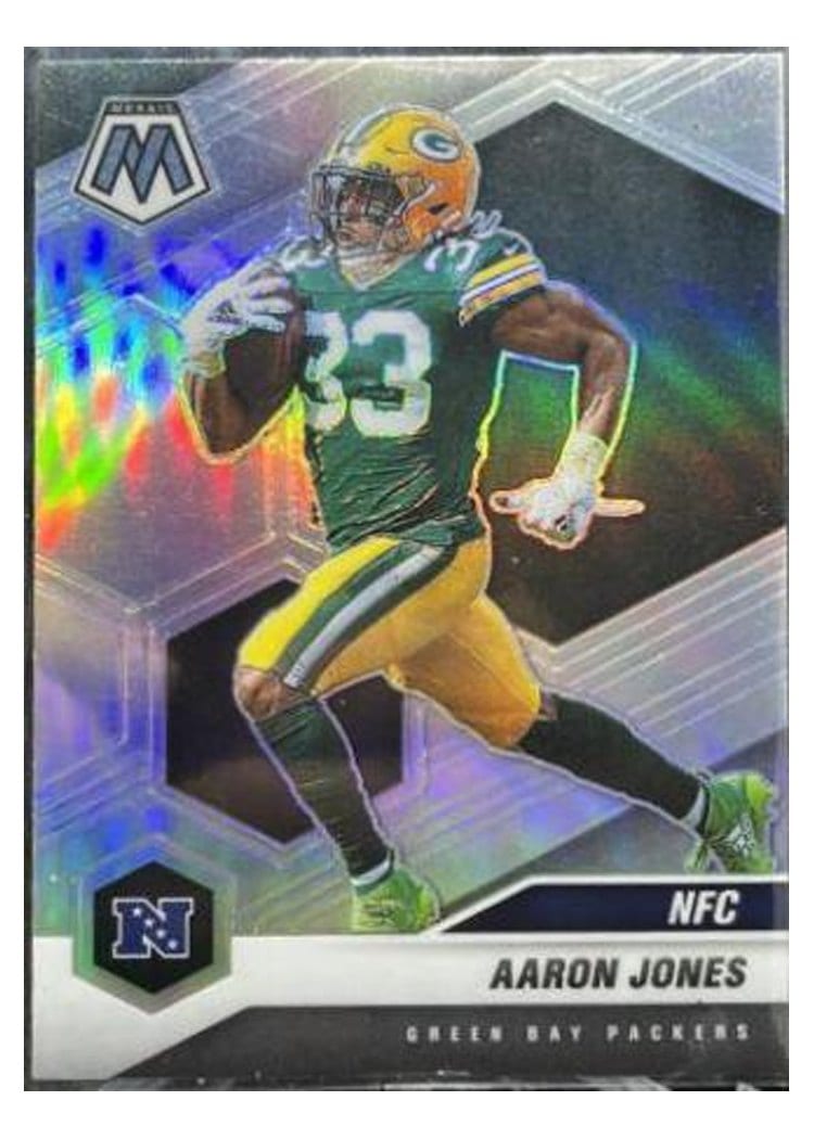 2021 Panini Mosaic Base Set Aaron Jones #212 card