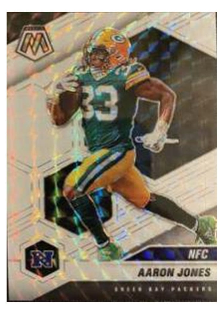 2021 Panini Mosaic Base Set Aaron Jones #212 card