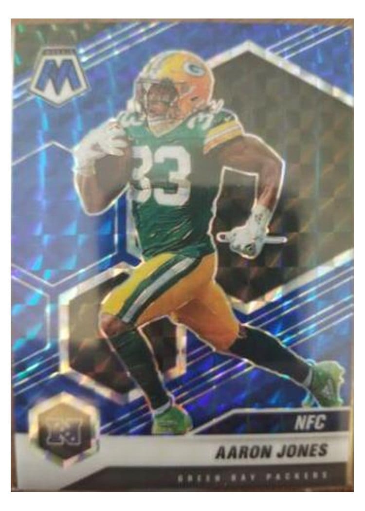 2021 Panini Mosaic Base Set Aaron Jones #212 card