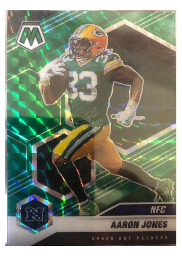 2021 Panini Mosaic Base Set Aaron Jones #212 card