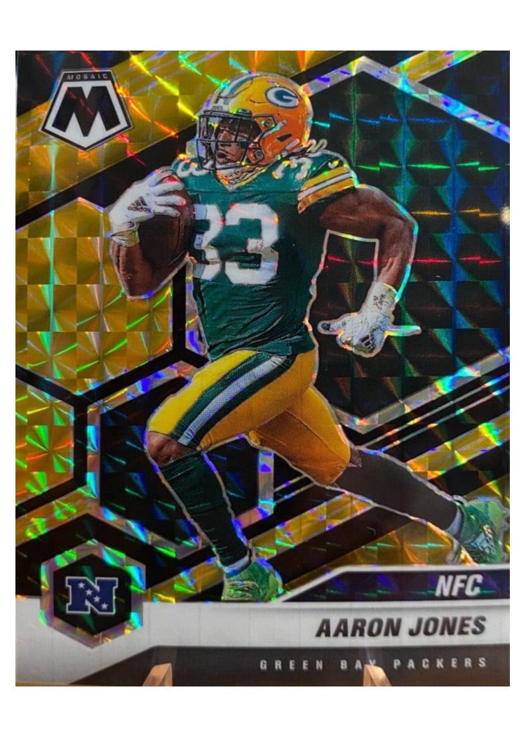2021 Panini Mosaic Base Set Aaron Jones #212 card