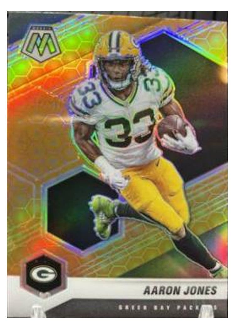 2021 Panini Mosaic Base Set Aaron Jones #81 card