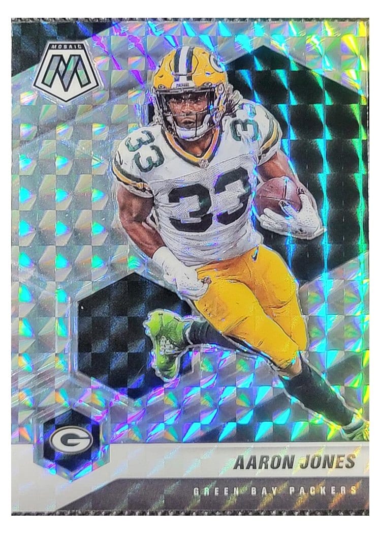 2021 Panini Mosaic Base Set Aaron Jones #81 card
