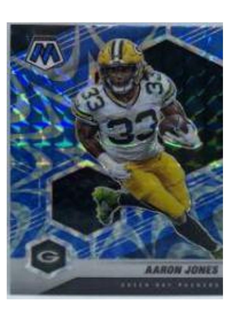 2021 Panini Mosaic Base Set Aaron Jones #81 card
