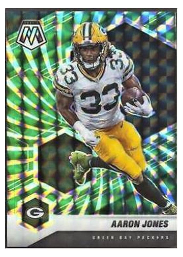 2021 Panini Mosaic Base Set Aaron Jones #81 card