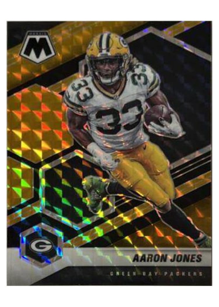 2021 Panini Mosaic Base Set Aaron Jones #81 card