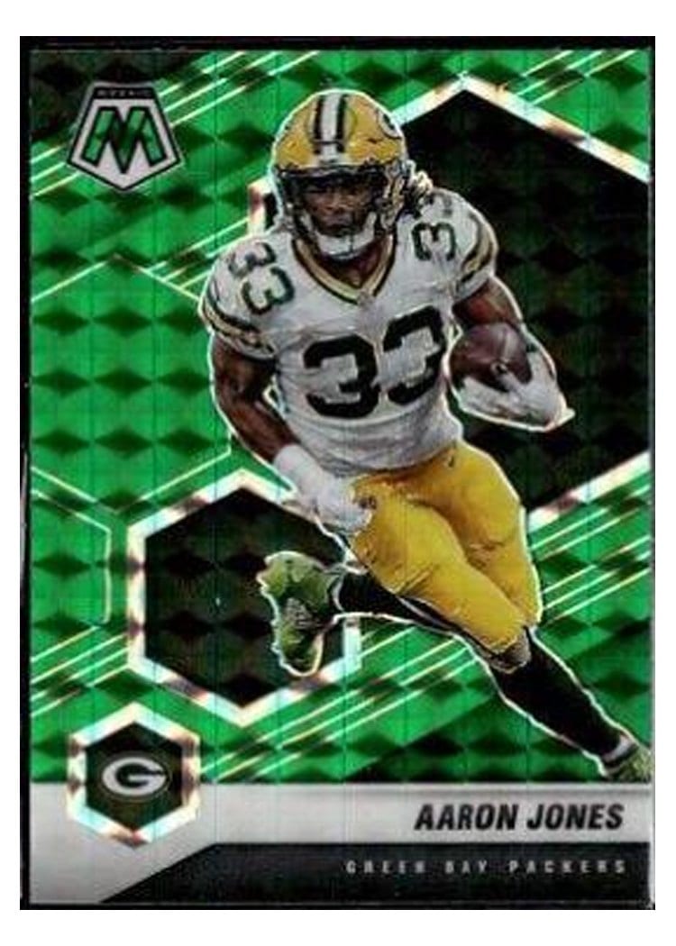 2021 Panini Mosaic Base Set Aaron Jones #81 card