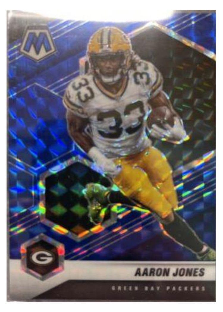 2021 Panini Mosaic Base Set Aaron Jones #81 card