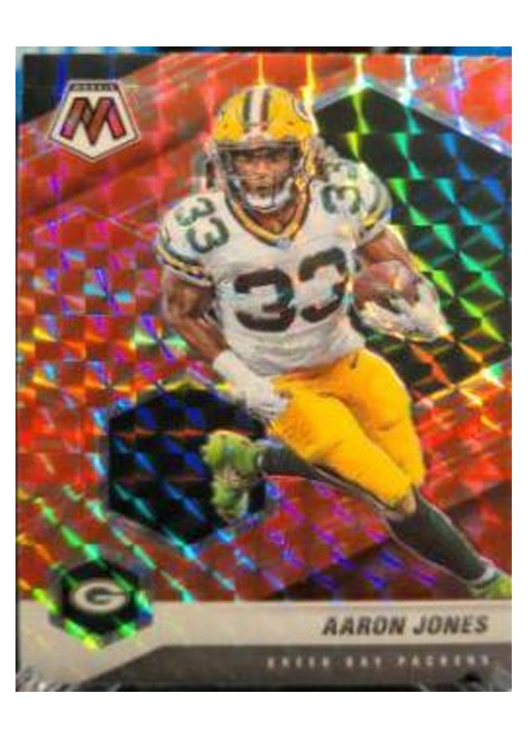 2021 Panini Mosaic Base Set Aaron Jones #81 card