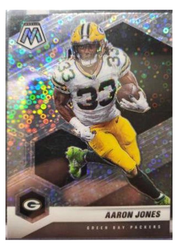 2021 Panini Mosaic Base Set Aaron Jones #81 card