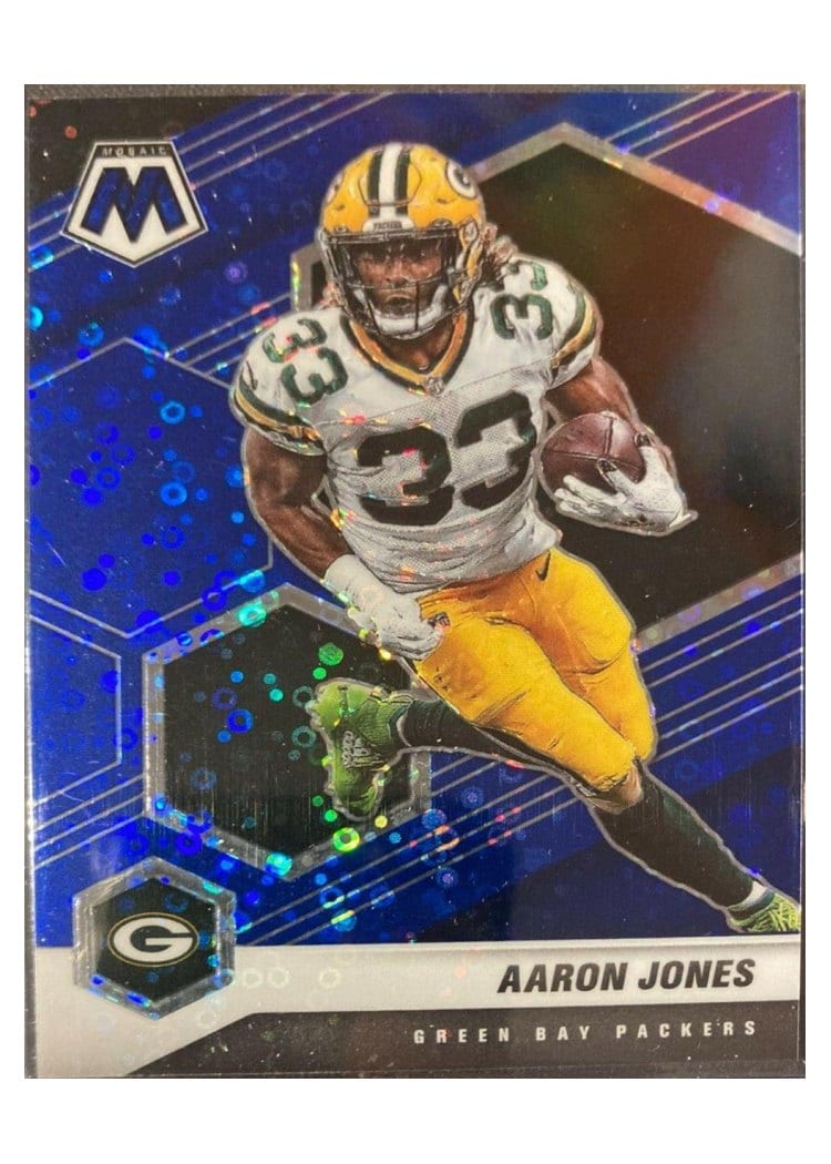 2021 Panini Mosaic Base Set Aaron Jones #81 card