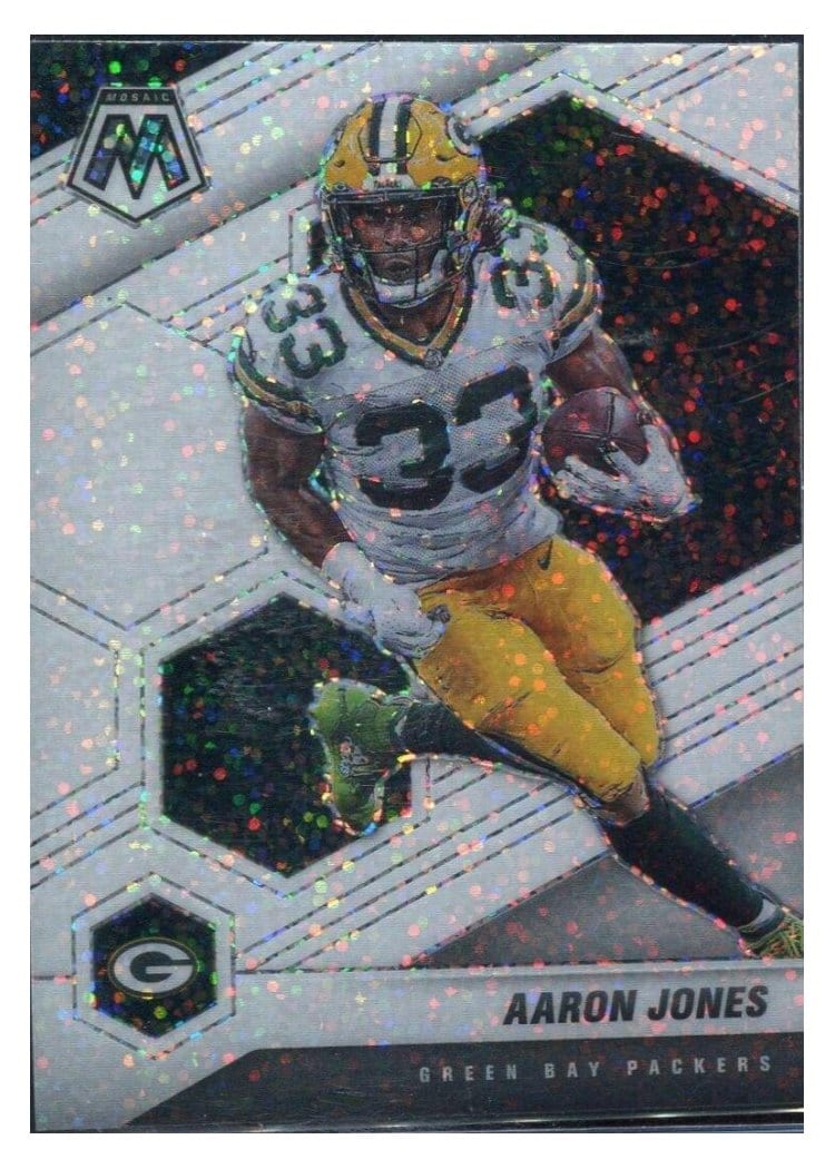 2021 Panini Mosaic Base Set Aaron Jones #81 card