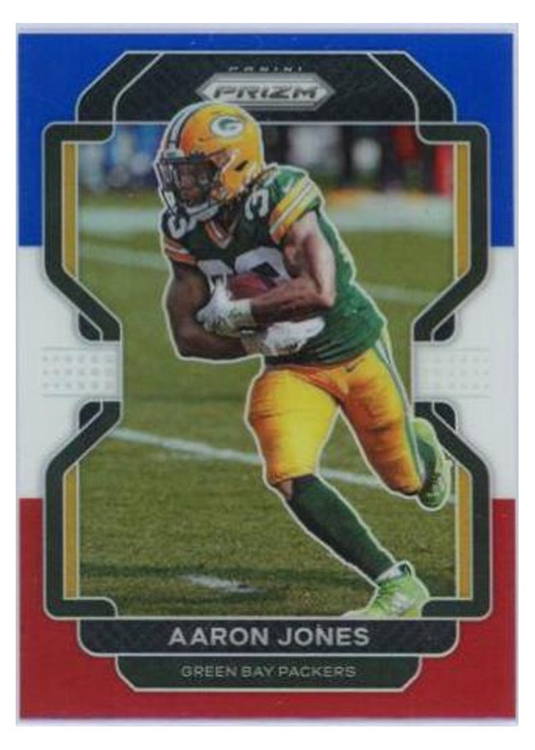 2021 Panini Prizm Base Set Aaron Jones #139 card
