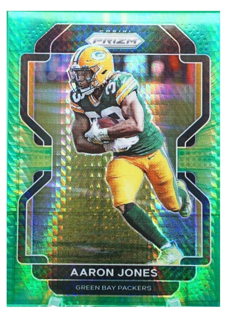 2021 Panini Prizm Base Set Aaron Jones #139 card