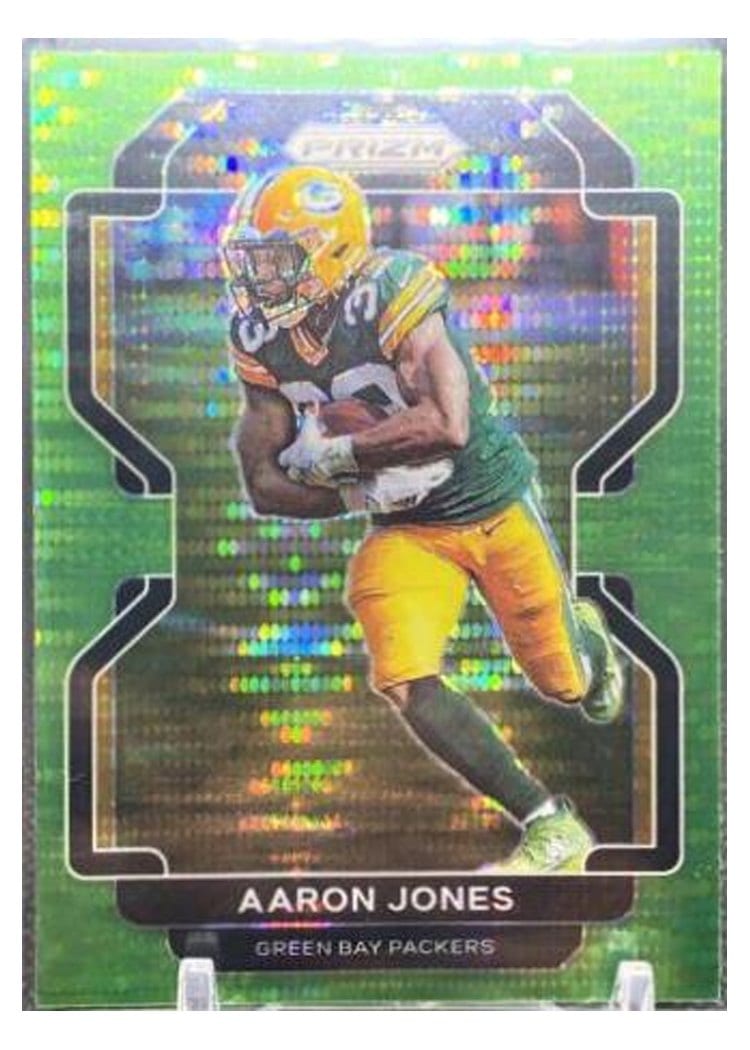 2021 Panini Prizm Base Set Aaron Jones #139 card