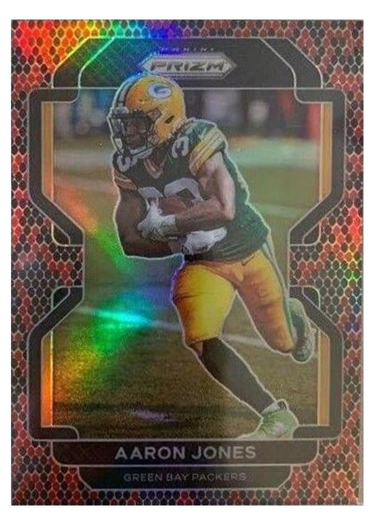 2021 Panini Prizm Base Set Aaron Jones #139 card