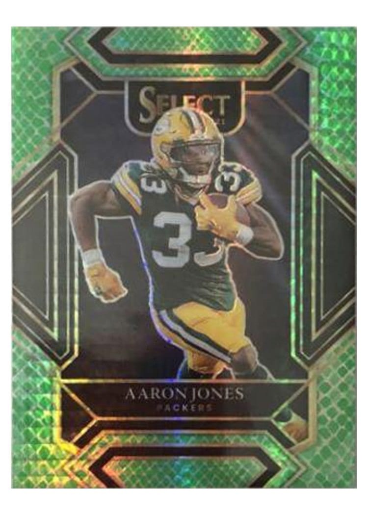 2021 Panini Select Base Set Aaron Jones Dragon Scale #214 card