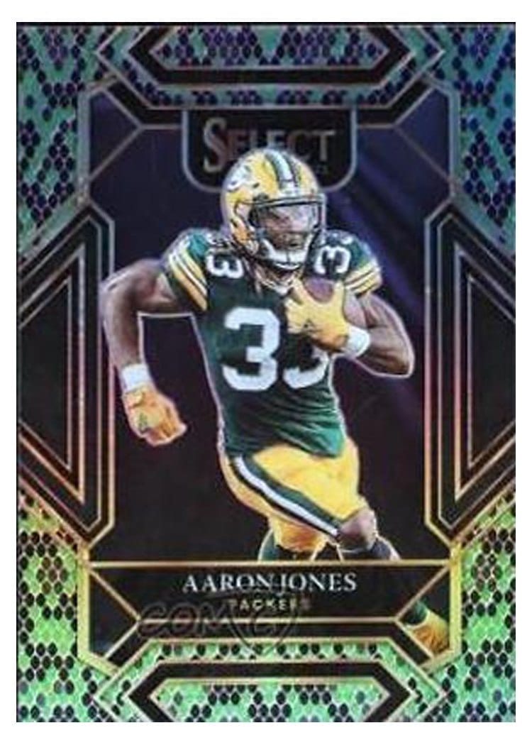 2021 Panini Select Base Set Aaron Jones #214 card
